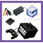 Black GameCube console bundle art – complete system for Nintendo GameCube